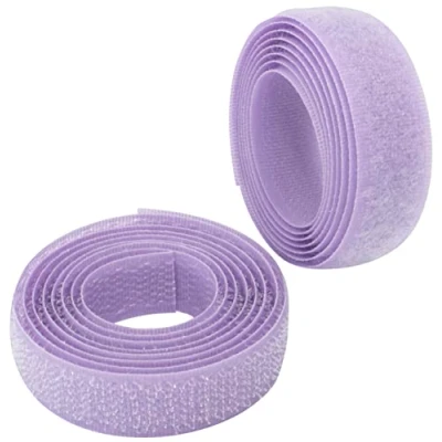 Imagen de AERZETIX C65881 Cinta/rollo de scratch 16mm 1 metro auto agarre organizador/sujetacables tira enganche bolsa prenda correa color: lavanda en poliamida y poliéster