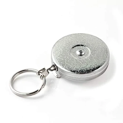 Imagen de KEY BAK 0005 011, Retráctil Unisex Adulto, Cromado, 24 Chain 8 Oz. Retraction
