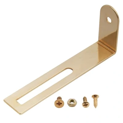 Imagen de Musiclily Pro Soporte Golpeador de Acero Pickguard Bracket para Guitarra Eléctrica tipo Epiphone Les Paul, Dorado