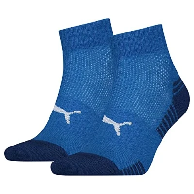 Imagen de PUMA Quarter Calcetines, Azul (Blue), 43 46 (Pack de 2) Unisex Adulto