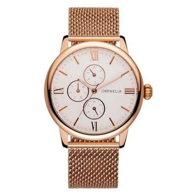 Imagen de Orphelia Reloj Analógico para Hombre de Cuarzo con Correa en Acero Inoxidable OR22970717