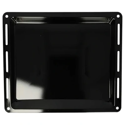 Imagen de vhbw Bandeja reemplaza Indesit ARI325934, C00325793, C00325934 para horno 44,5 x 37,5 3,5 cm, antiadherente, esmaltado, negro