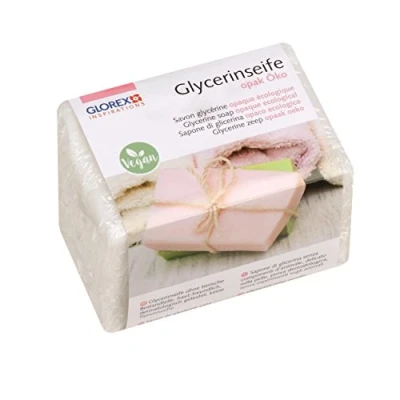 Imagen de Glorex 6 1600 Jabón de glicerina ecológico, Opaco, 250 g