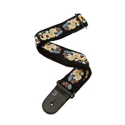 Imagen de Planet Waves 50F08 Correa de Tela para Guitarra, Modelo Dragón, 150 Cm, Multicolor