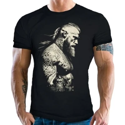 Imagen de Camiseta para hombre los fans de vikingos del Nordmann Keltic: Walhalla is calling, X Warrior, L