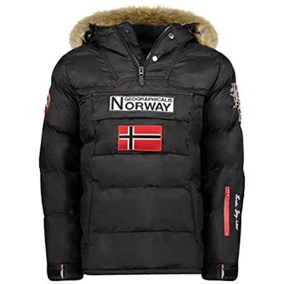 Imagen de Geographical Norway Chaqueta de hombre BOKER NEGRO talla XXL