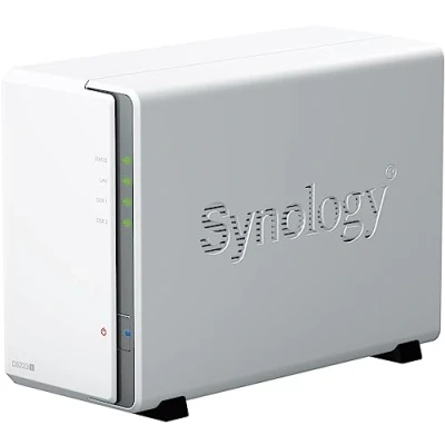 Imagen de Synology DS223J Solución NAS de Escritorio 24 TB 2 bahías instalada con Unidades HAT3300 12