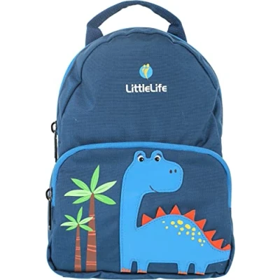 Imagen de LittleLife Mochila infantil con diseño de animales y riendas seguridad caras amigables