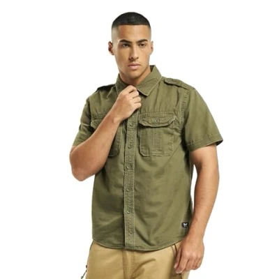 Imagen de Brandit Vintage Camisa, Hombre, Talla: Large, Olive