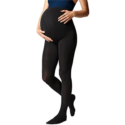 Imagen de Be Mammy 1120 Medias de Maternidad, 100 den, borgoña, S Mujeres