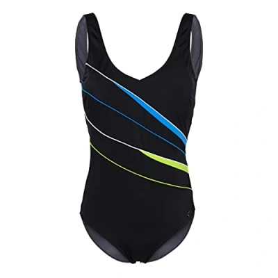 Imagen de Fashy Damen Badeanzug Traje de baño una Sola Pieza, Mujer, Azul, 40C
