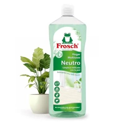 Imagen de Frosch Limpiador Multiusos de Hogar Ecológico con pH Neutro, Limpia Todas las Superficies y Cuida la Piel 1 L