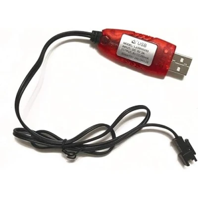 Imagen de Cargador USB. Salida 6v 250Mah. Carga baterias Ni Mh del Coche Ninco Aquabound