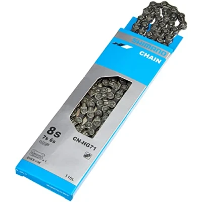 Imagen de SHIMANO Cn hg71 Cadena de Bicicleta, Unisex Adulto, Plata, 116 Glieder
