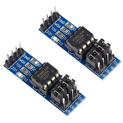 Imagen de TECNOIOT x2pc AT24C256 I2C Interface EEPROM Memory Module