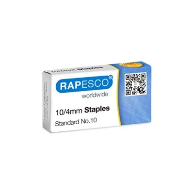 Imagen de Rapesco AP510VZ3 Grapas Galvanizadas 10/4 mm, Caja de 1000