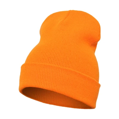 Imagen de Flexfit Yupoong Heavyweight LONG Gorro, Talla: One Size, Blaze orange