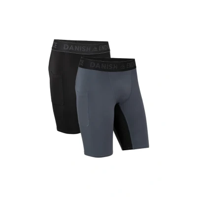 Imagen de Danish Endurance Compression 2 PACK Culotte, Hombre, Talla: Large, Grey