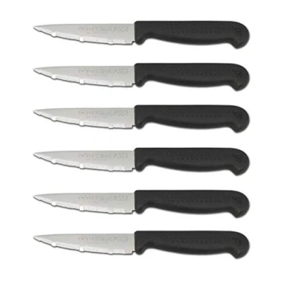 Imagen de Quttin Laser Set 6 Cuchillos Peladores 9cm M.Puntos