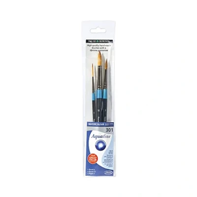 Imagen de Daler Rowney Aquafine Estuche Pinceles Mango Corto 301