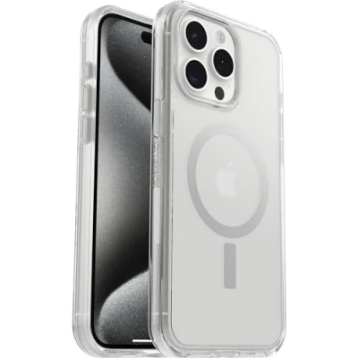 Imagen de Otterbox Symmetry MagSafe PC Back Cover Transparente Apple iPhone 15 Pro Max
