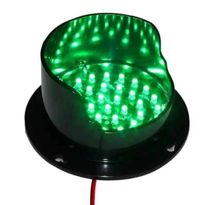 Imagen de Mini Semaforo Led, Lámpara Monocromática para Pared, Luz de Advertencia Indicadora Impermeable, Verde/Rojo/Amarillo, Intersecciones, Carreteras, Cabinas Peaje, Curvas, Puentes ( Color : Green