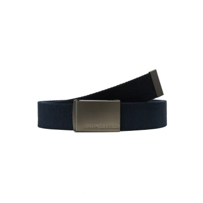 Imagen de Urban Classics Single Cinturón navy/silvercoloured, Hombre, Talla: One Size, Navy/silver coloured