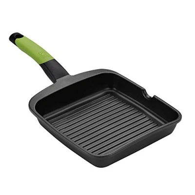Imagen de BRA Grill Asador Aluminio Fundido Prior 28 Cm Induccion