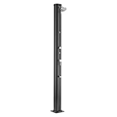 Imagen de Gre AR1130 Ducha Solar Exterior para Piscinas. Jardín en Aluminio Negro, con Capacidad de 32 Litros.