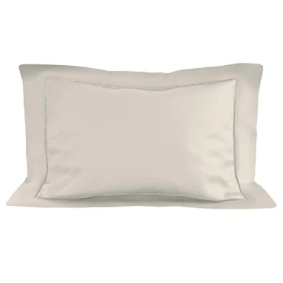 Imagen de Soleil d&#039;ocre PERCALE Funda almohada de algodón, Beige (Crudo), 50 x 75 cm