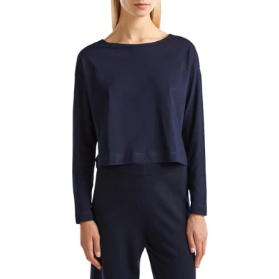 Imagen de United Colors of Benetton Camiseta M/L 31vkd104i, Azul Noche 016, XL para Mujer