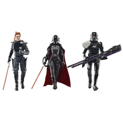 Imagen de Star Wars The Black Series Gaming Greats Segunda Hermana, Cal Kestis, Purge Trooper Jedi: Fallen Order Pack de 3 Figuras 15 cm