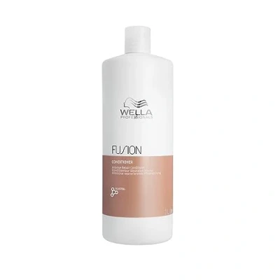 Imagen de Wella Professionals Fusion Acondicionador de Reparación Intensa Tratamiento Hidratante para Cabello Seco y Dañado Brillo anti roturas 1L