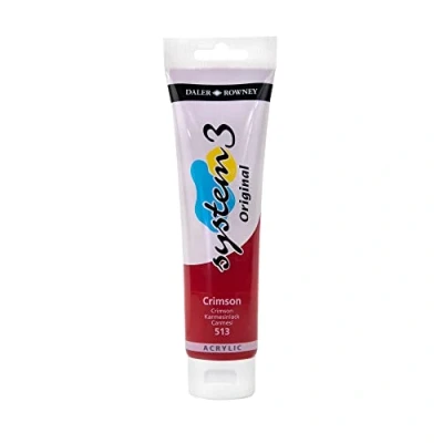 Imagen de Daler Rowney System 3 Acrylic 150ml Crimson (513)