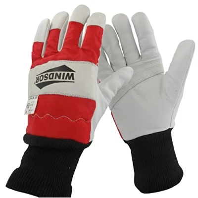 Imagen de Greenstar OZAKI Guantes de motosierra media temporada especiales para trabajos corte Mano izquierda en Kevlar Talla 8/S