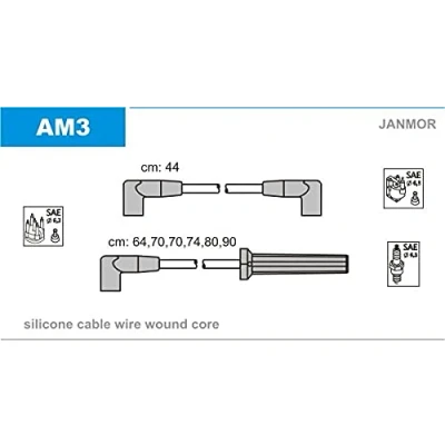 Imagen de JANMOR AM3 Juego de Cables Encendido
