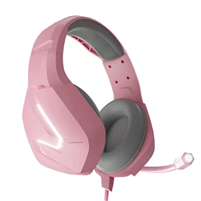 Imagen de Orzly Auriculares Gaming Compatible con PS5, PS4, PC, Xbox, Nintendo Switch, microfono, Sonido Premiun RGB Luz LED, cancelación de Ruido Hornet RXH 20 Nakuru Edicion