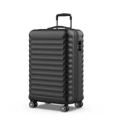 Imagen de NUMADA Maleta de Viaje Mediana 18Kg Upfly 24&#039; ABS (63x39,5x26,8cm) con Cierre Combinación y 4 Ruedas Dobles 360 Resistente Ligera Interior Compartimentado Negro