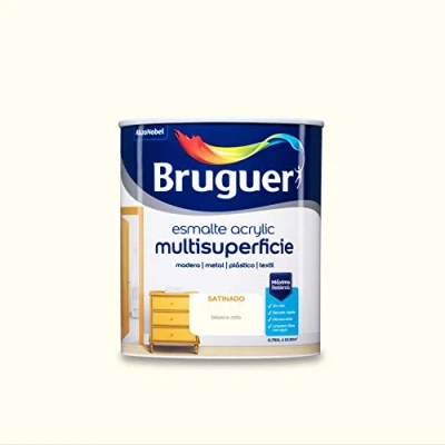Imagen de Bruguer Acrylic Multisuperficie Esmalte al agua Satinado Blanco Roto 750 ml