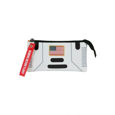 Imagen de Karactermania NASA Spaceship Triple Large Estuche escolar para niños, Talla: One Size, Blanco