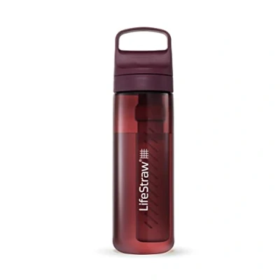 Imagen de LifeStraw Go Series Botella con filtro de agua. Filtra bacterias, parasitos y microplasticos. 650 ml