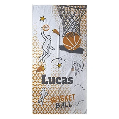 Imagen de LolaPix Toalla de Playa Personalizada. Regalos Personalizados. Playa. Personalizada con Nombre. Varios diseños. Basket