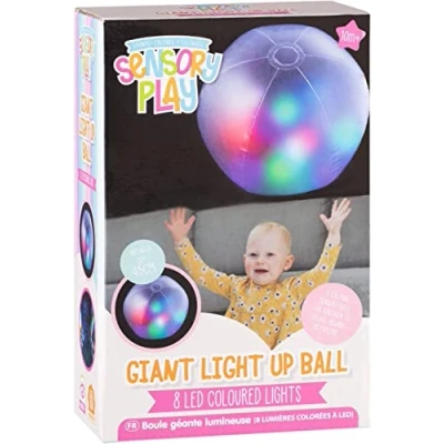 Imagen de Family Games Sensory Play Bola sensorial gigante con luz transparente luces LED