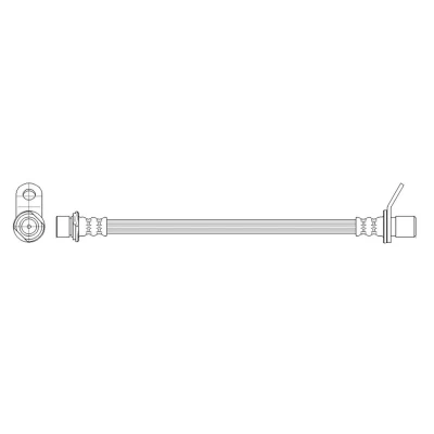Imagen de BOSCH 1 987 476 163 Latiguillos de Freno 349 M10x1 TOYOTA: Avensis I Familiar