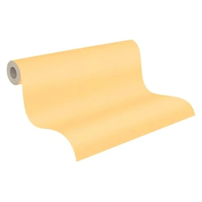 Imagen de Papel pintado liso, color amarillo, Livingwalls House of Turnowsky 389036, 10,05 m x 0,53 m, fabricado en Alemania