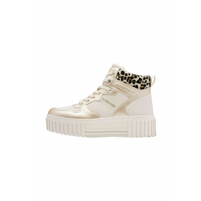 Imagen de s.Oliver Damen Sneaker High 5 25225 43, Zapatillas Mujer, Color Beige, 41 EU