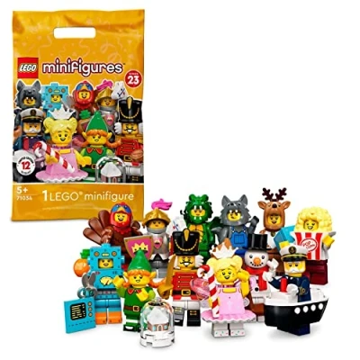 Imagen de LEGO 71034 Minifigures 23ª Edición Limitada 2022, Bolsa Sorpresa, Mini Figura Coleccionable, 1 Unidad de 12 Escogida al Azar con Accesorios