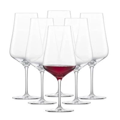 Imagen de Schott Zwiesel 7544270 Fine Caja de 6 Vasos Patas Cristal Transparente, Cristal, 9,7x9,7x24,3 cm