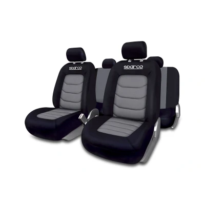 Imagen de SPARCO S LINE SPC1019GR Cubreasiento negro/gris Poliéster delante y detrás