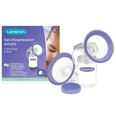 Imagen de Lansinoh juego de extractor leche: individual para extractores leche eléctricos